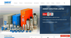 Desktop Screenshot of ambercaps.com